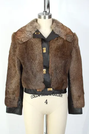 1970s Fur & Leather Bomber