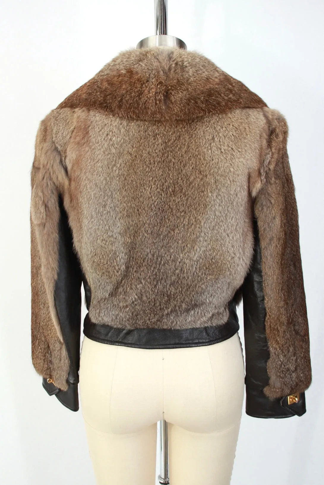 1970s Fur & Leather Bomber