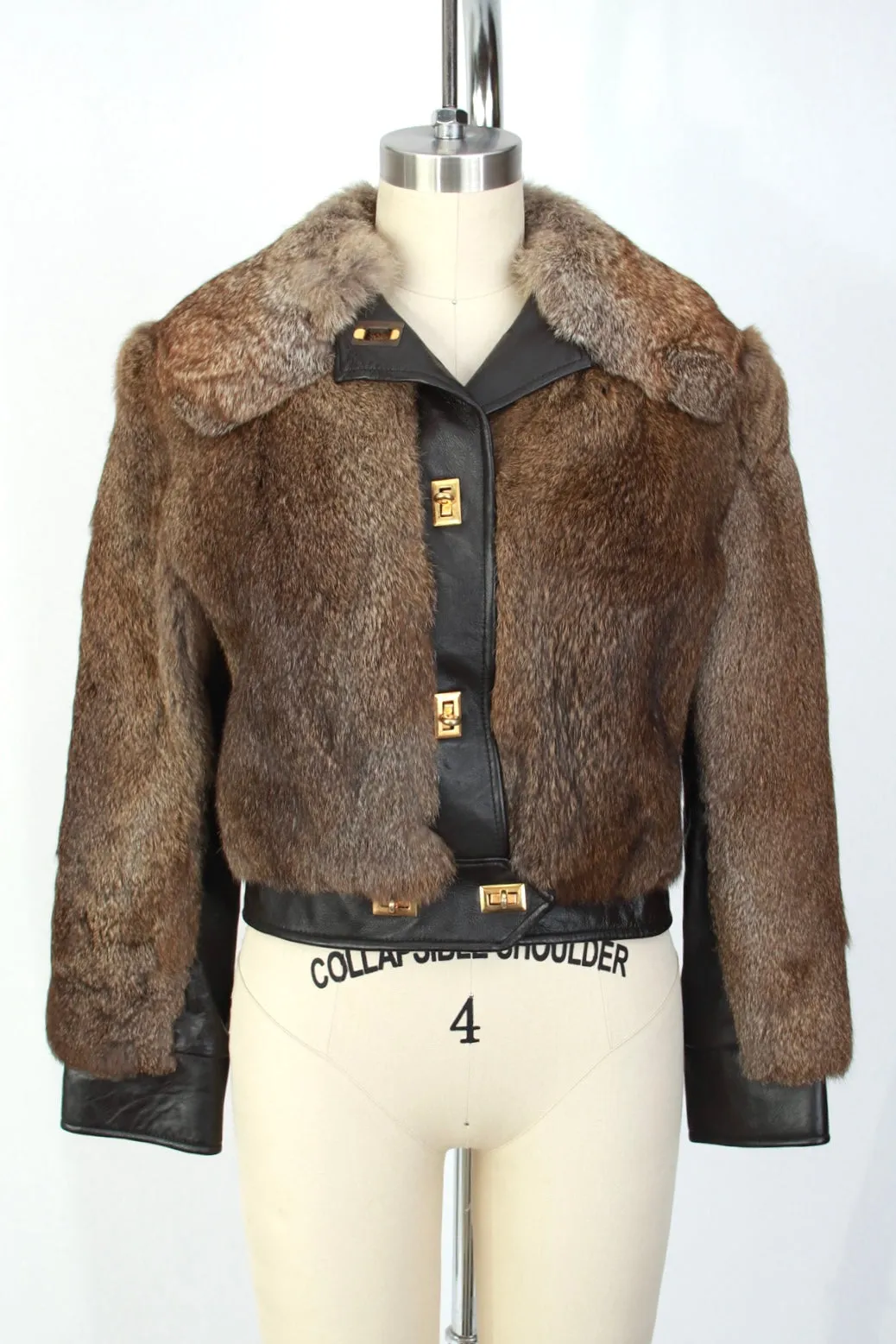 1970s Fur & Leather Bomber