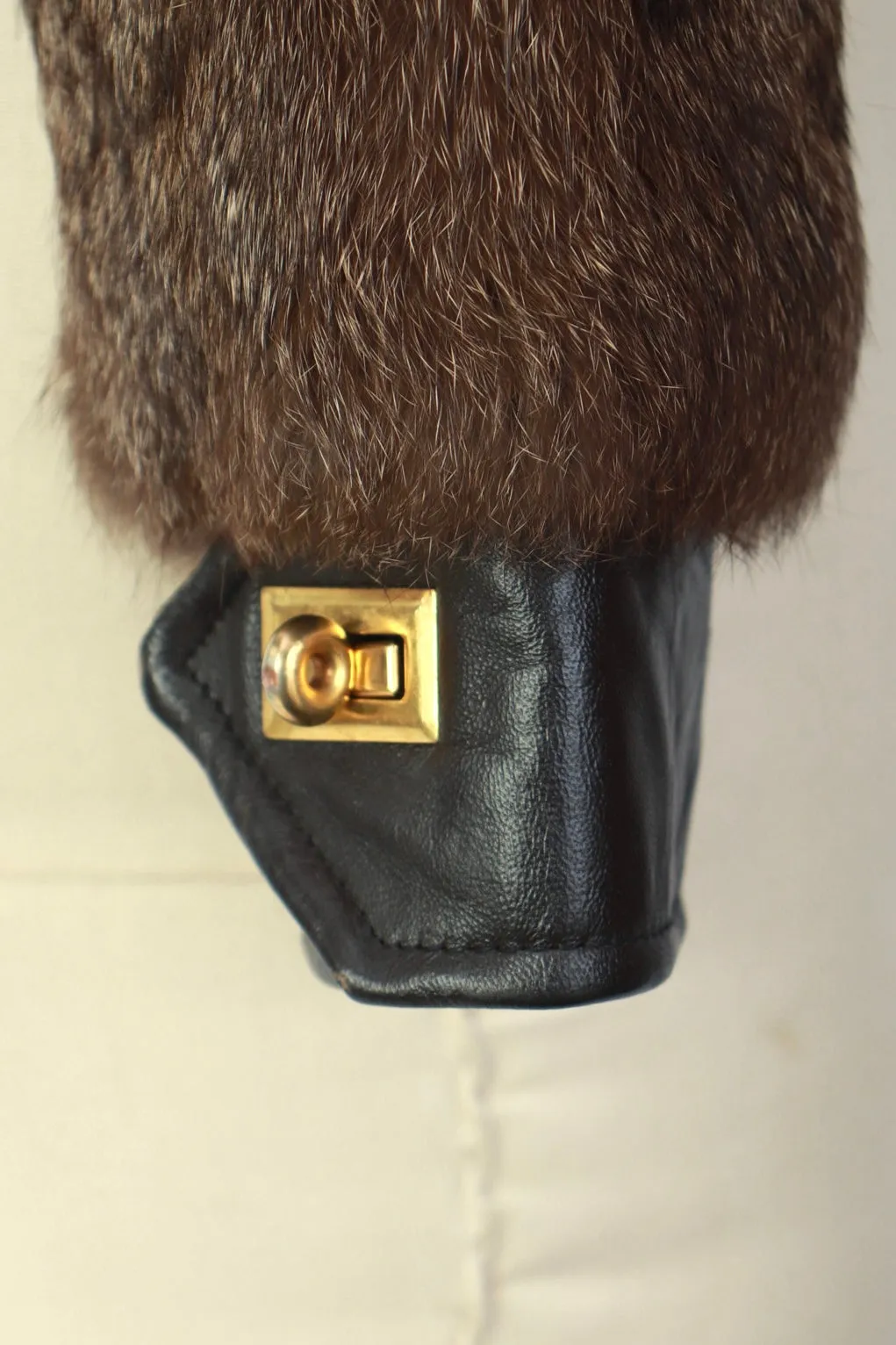 1970s Fur & Leather Bomber