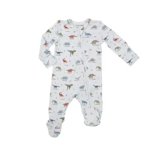 2 WAY ZIPPER FOOTIE - DINOSAUR ABC