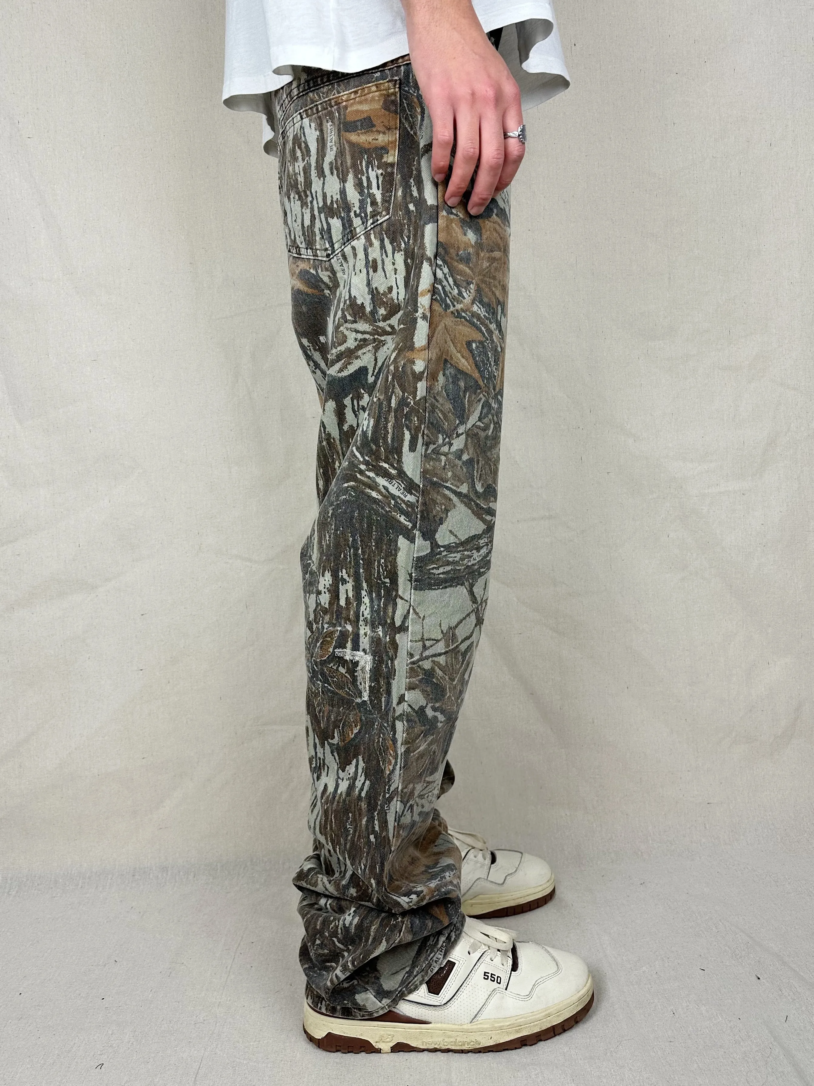 90's Duxbak Realtree Camo Vintage Jeans Size 35x35
