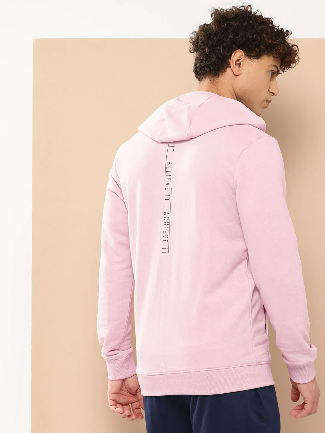 Alcis Men Lilac Solid Bomber Jacket