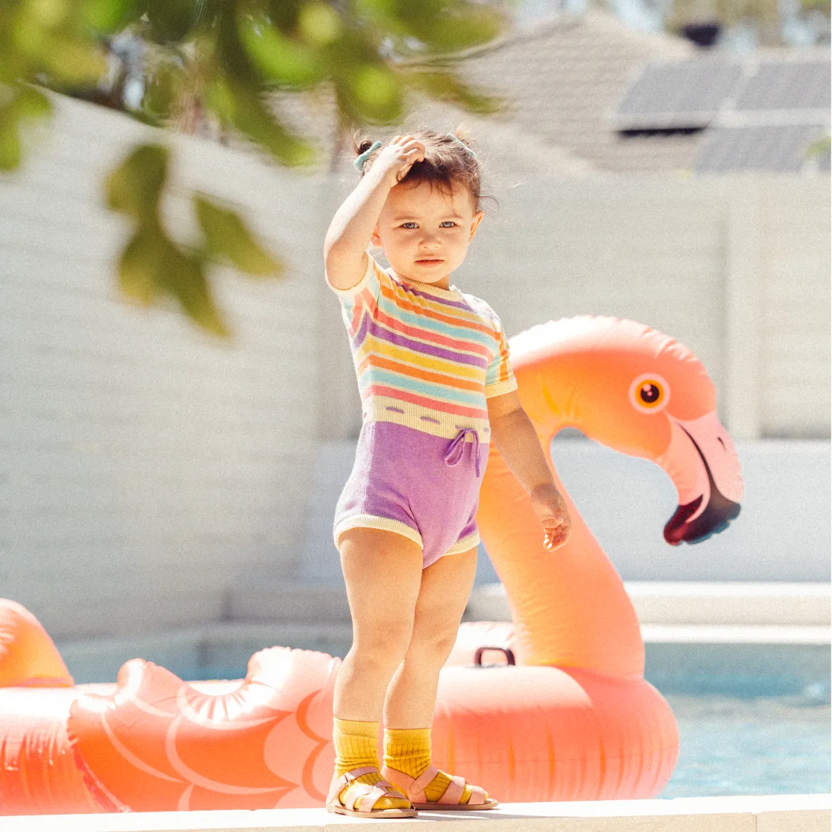 Alice Rainbow Romper