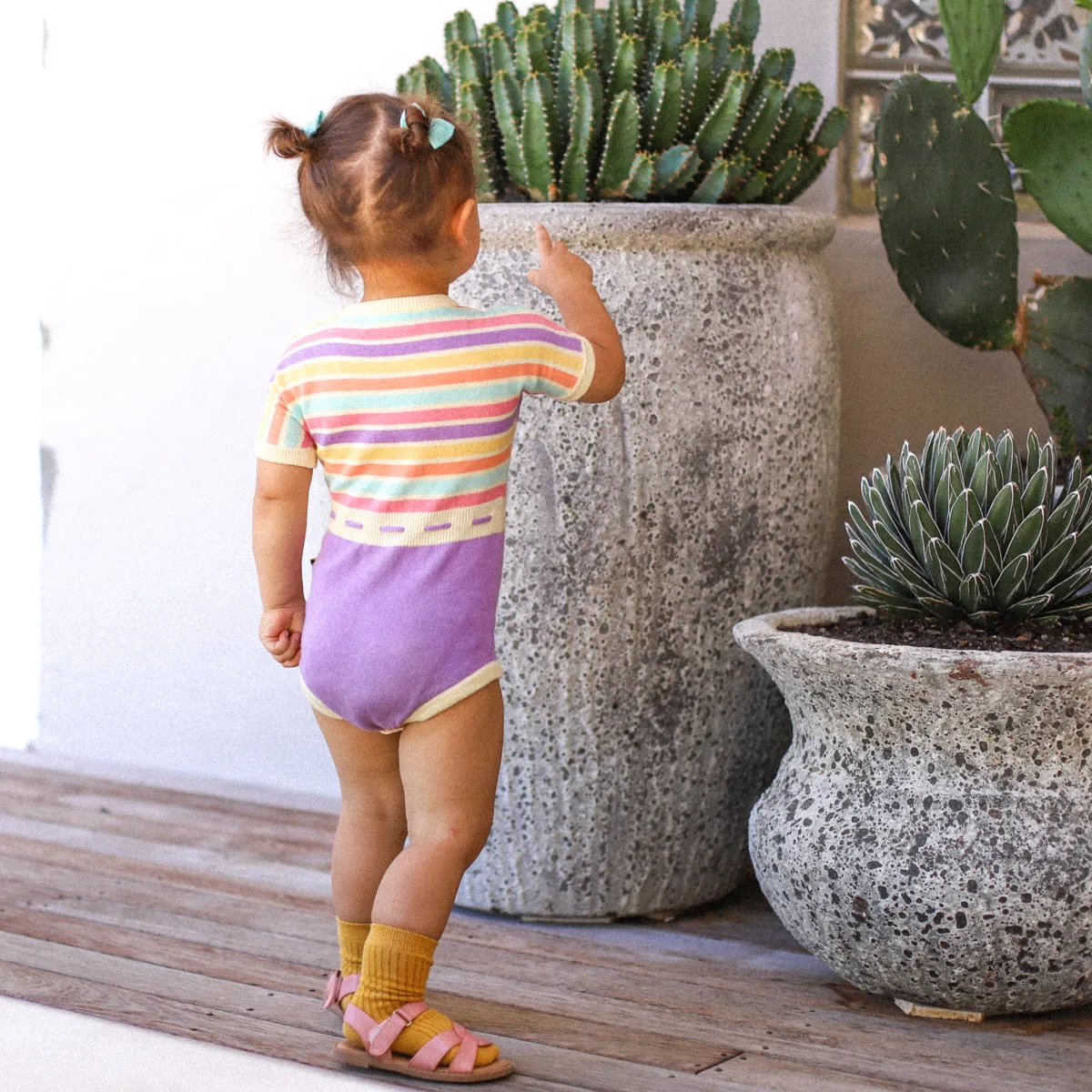 Alice Rainbow Romper