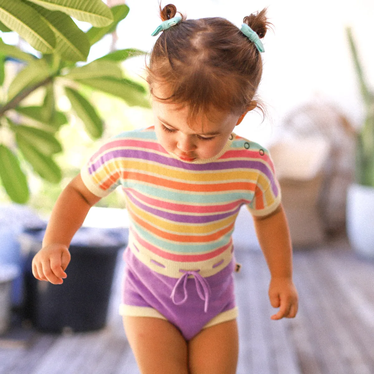 Alice Rainbow Romper