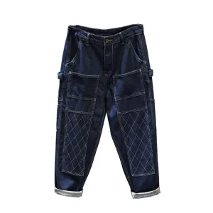 American Retro Distressed Loose Jeans