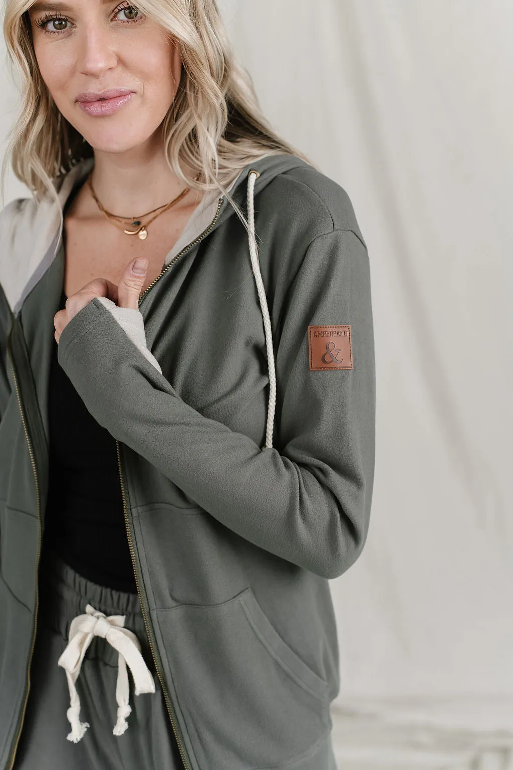 Ampersand Avenue [&] - Performance Fleece FullZip - Wanderlust [XS ONLY]