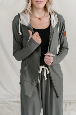 Ampersand Avenue [&] - Performance Fleece FullZip - Wanderlust [XS ONLY]