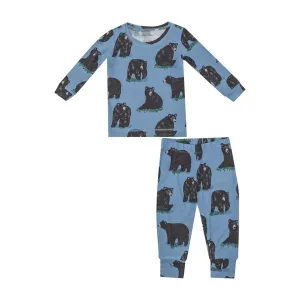 Angel Dear - Lounge Wear Set L/S - Black Bears