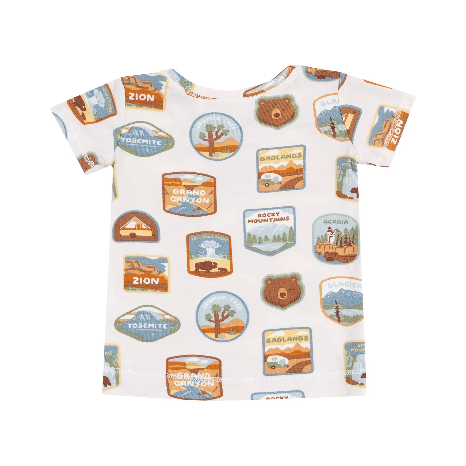 Angel Dear - Lounge Wear Set S/S - National Park Patches
