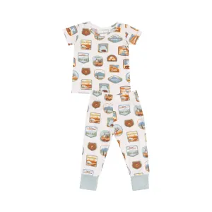 Angel Dear - Lounge Wear Set S/S - National Park Patches