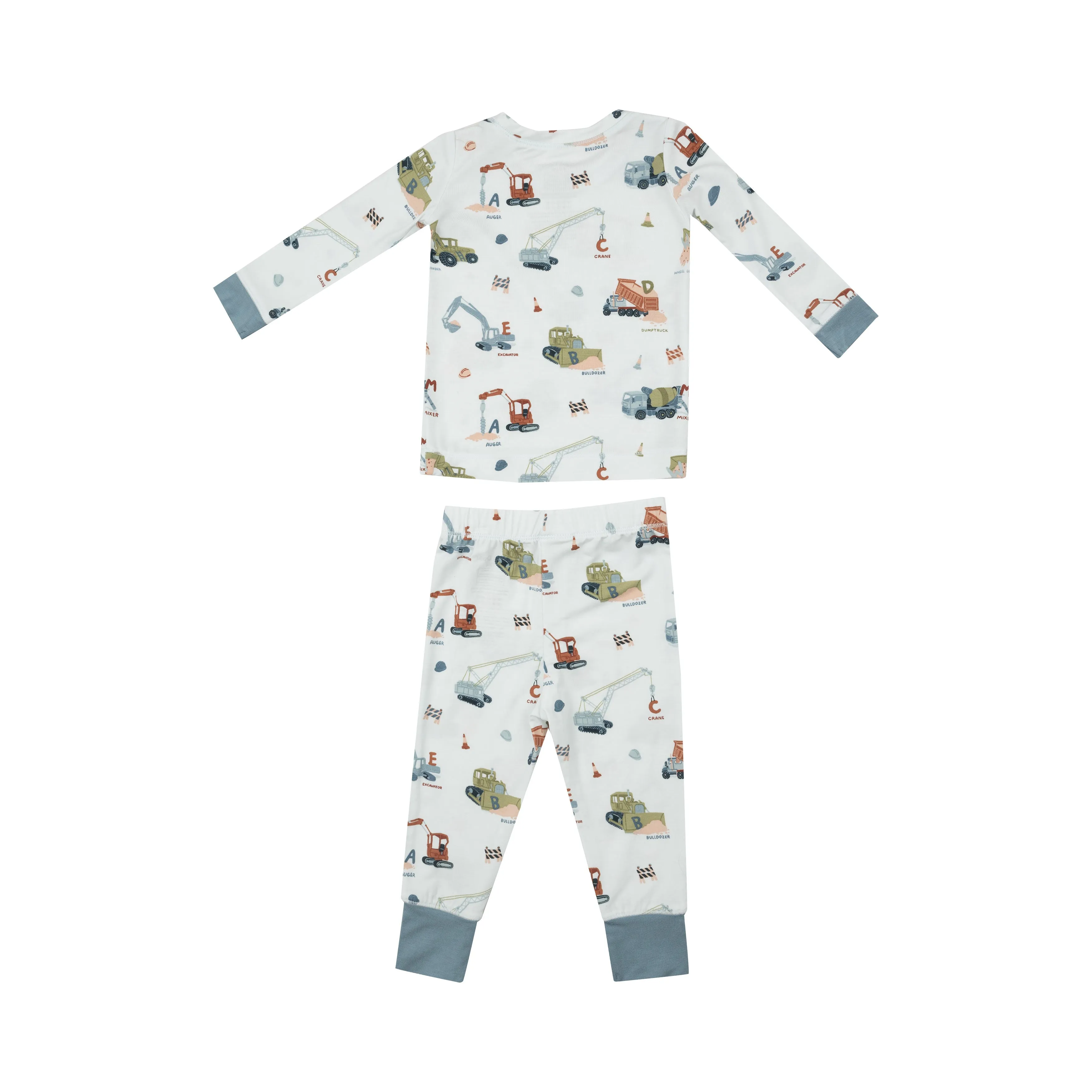 Angel Dear L/S Loungewear Set - Construction Alphabet