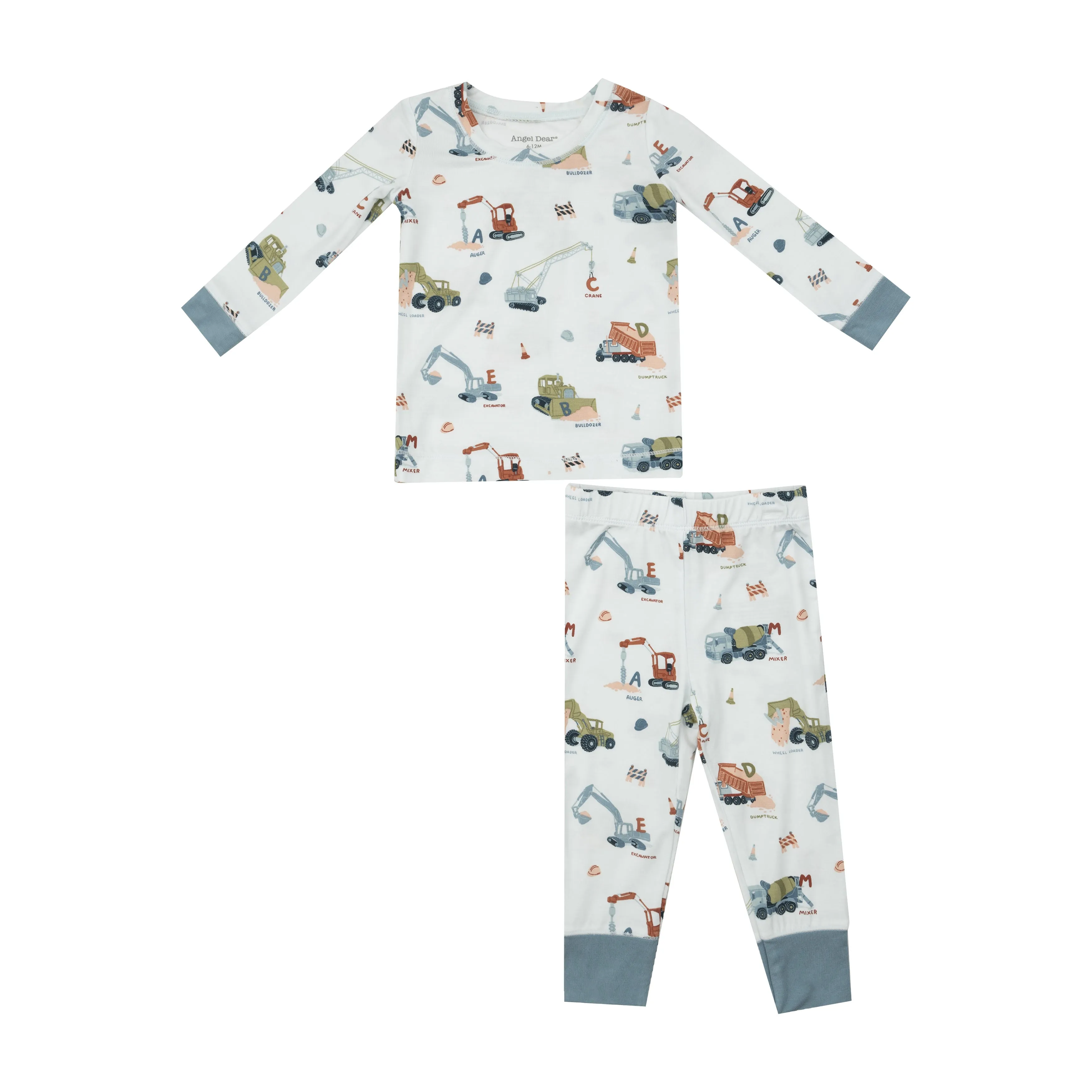 Angel Dear L/S Loungewear Set - Construction Alphabet