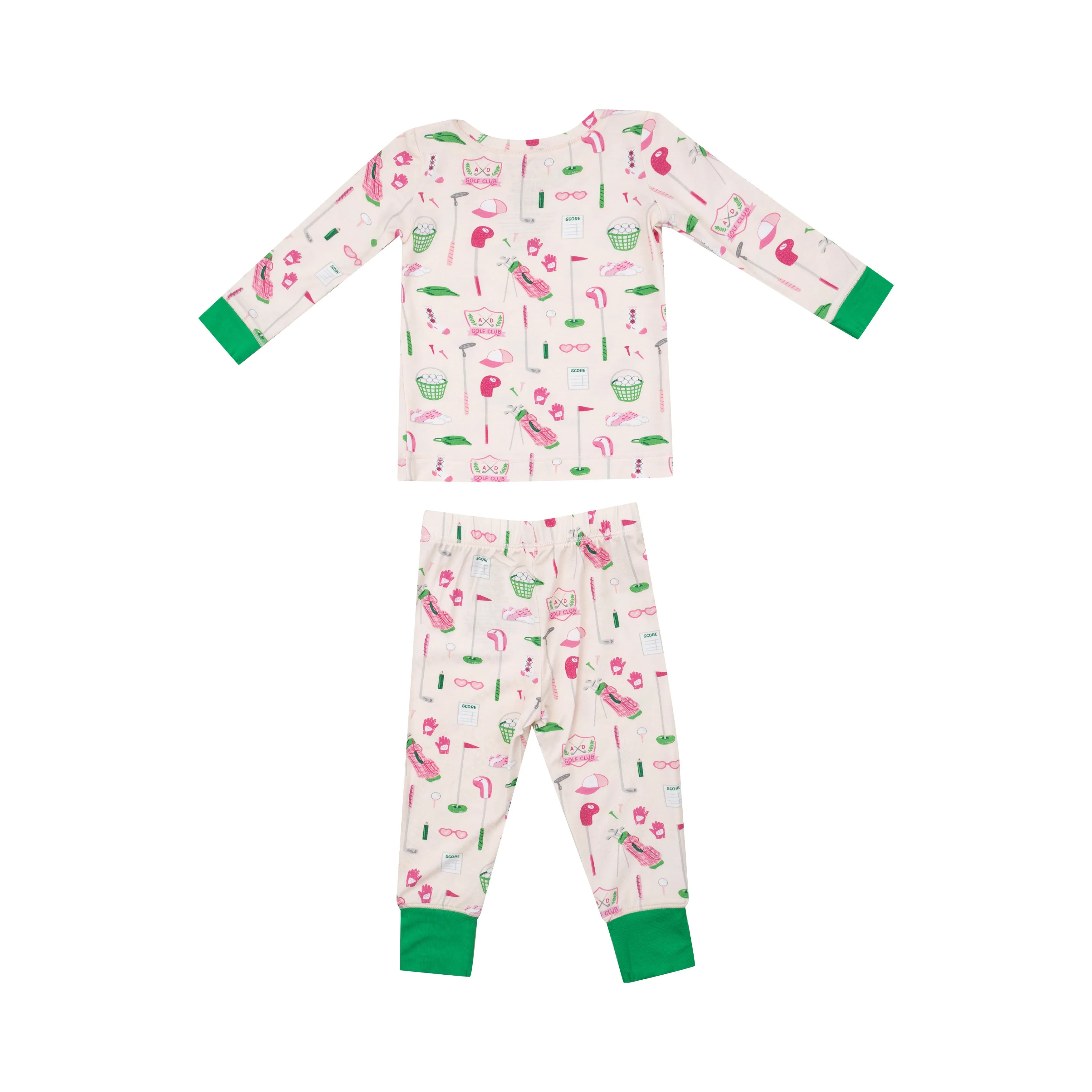 Angel Dear L/S Loungewear Set - Golf Club Pink