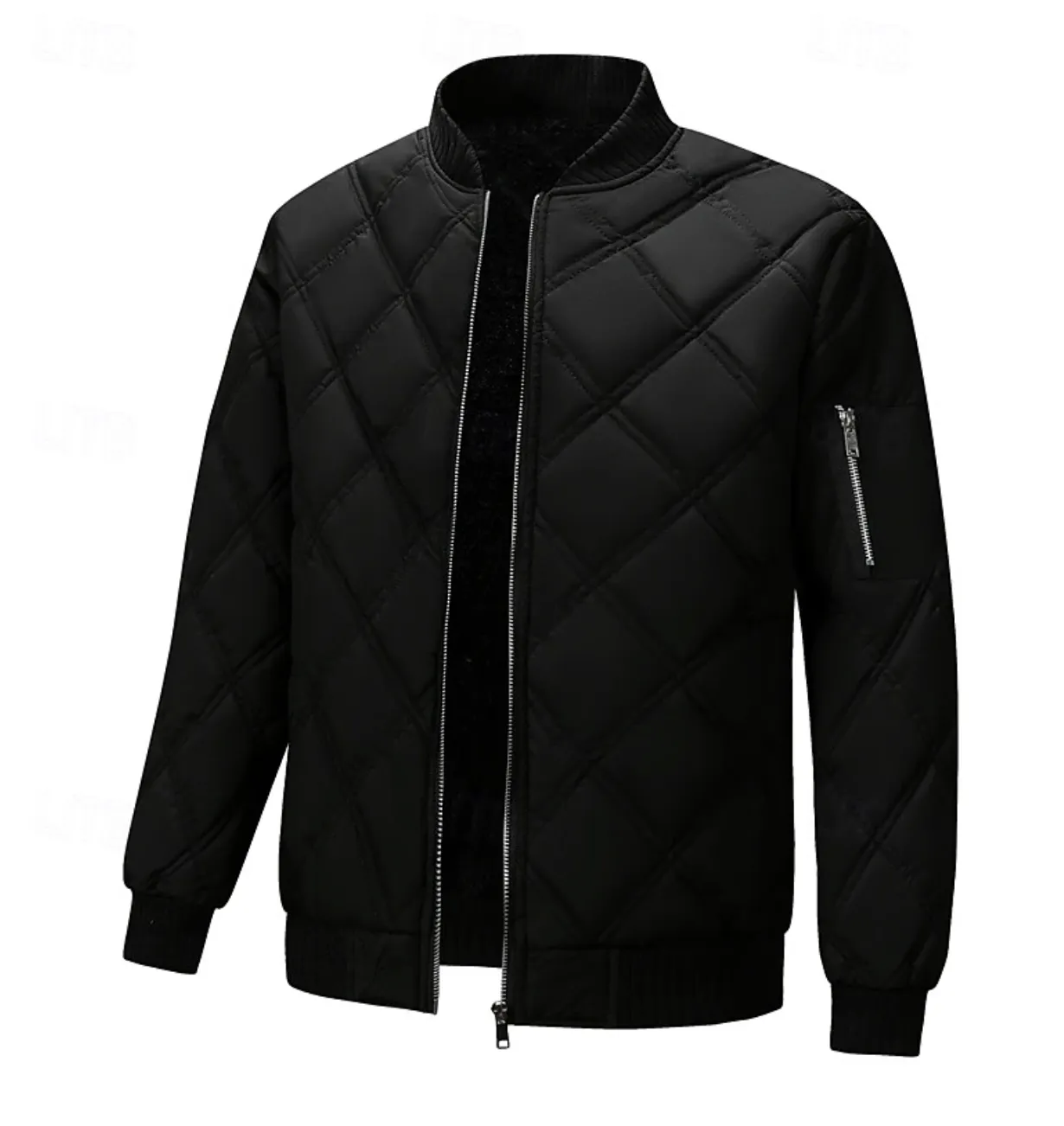 Angelo | Men's Bomber Puffer Winter Jacket