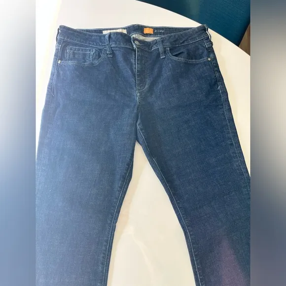 Anthropologie Pilcro And The Letterpress StetFlare Jeans Dark Wash Sz 32