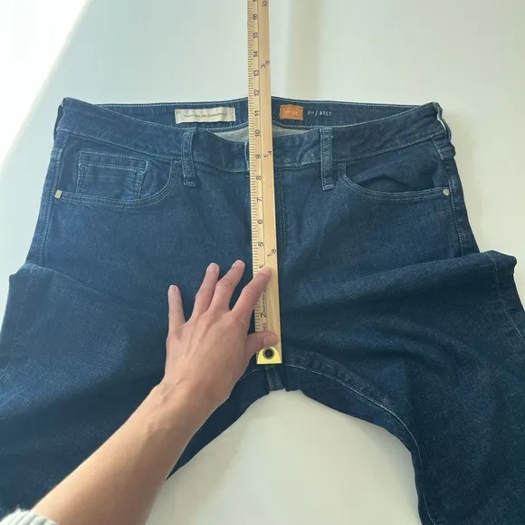 Anthropologie Pilcro And The Letterpress StetFlare Jeans Dark Wash Sz 32