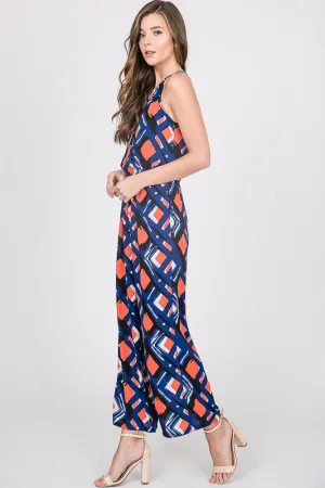 AUBREY GEO PRINT PLAYSUIT