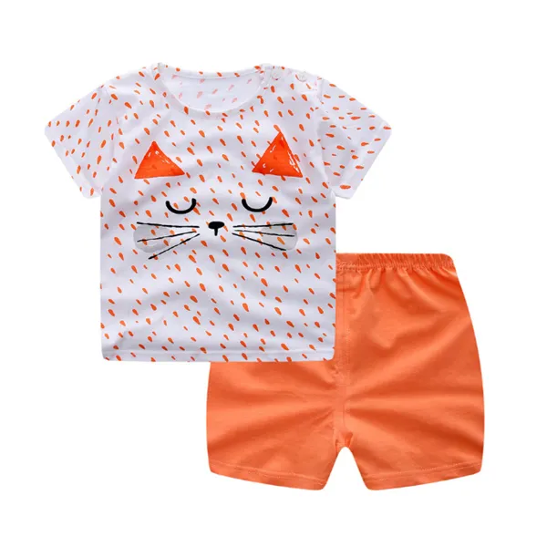 Baby Boy Summer Clothes T-shirt Baby Girl Casual Clothing Sets