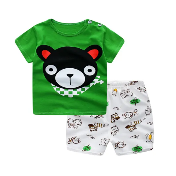Baby Boy Summer Clothes T-shirt Baby Girl Casual Clothing Sets