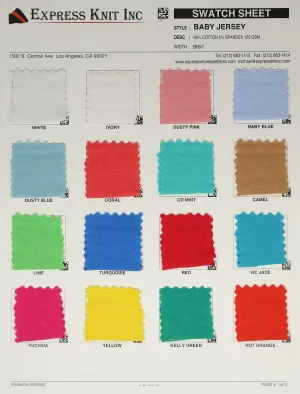 Baby Jersey Knit Fabric