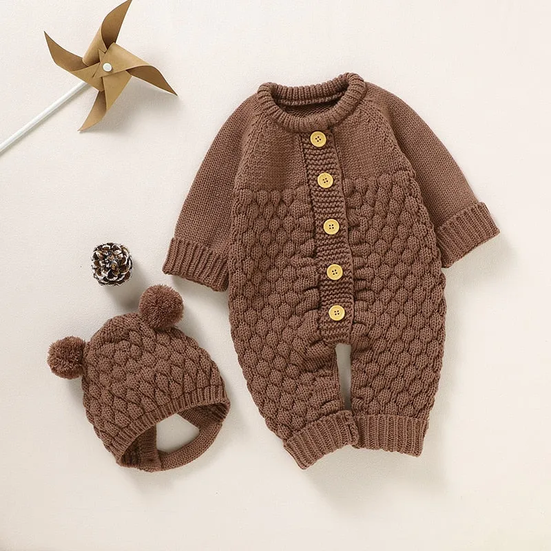 Baby Knit Romper set