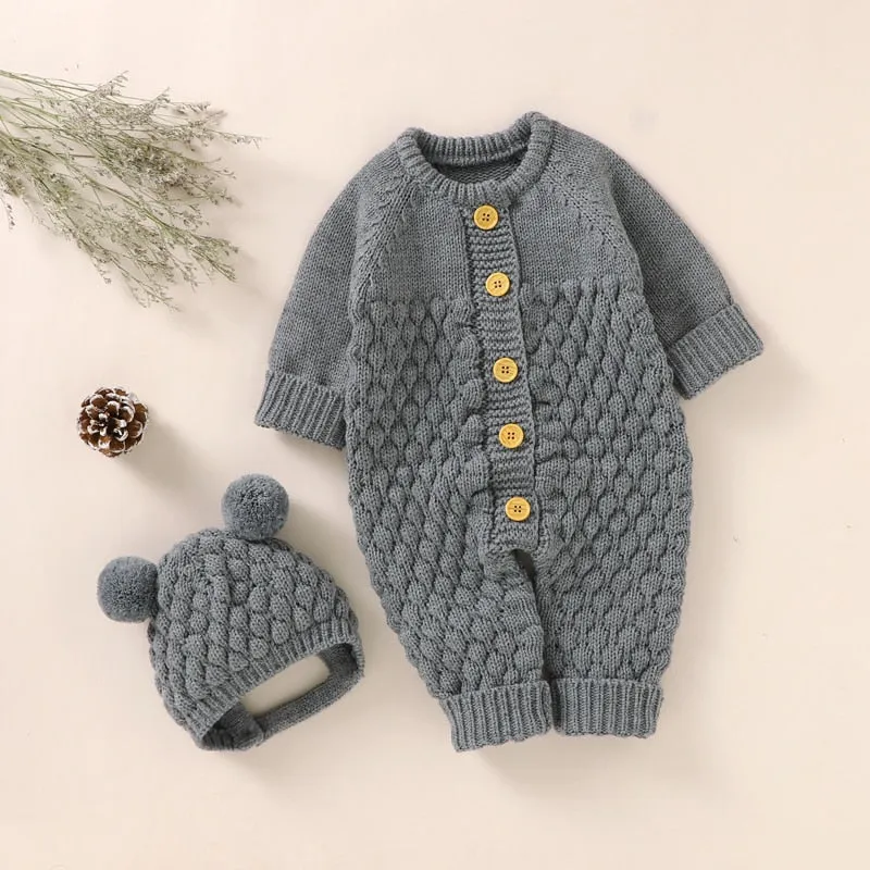 Baby Knit Romper set