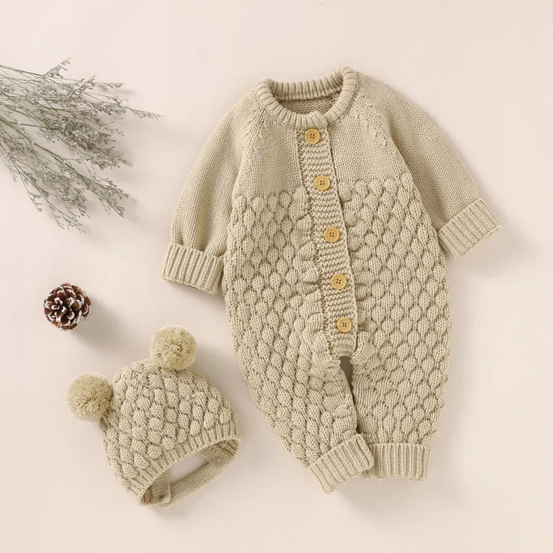 Baby Knit Romper set