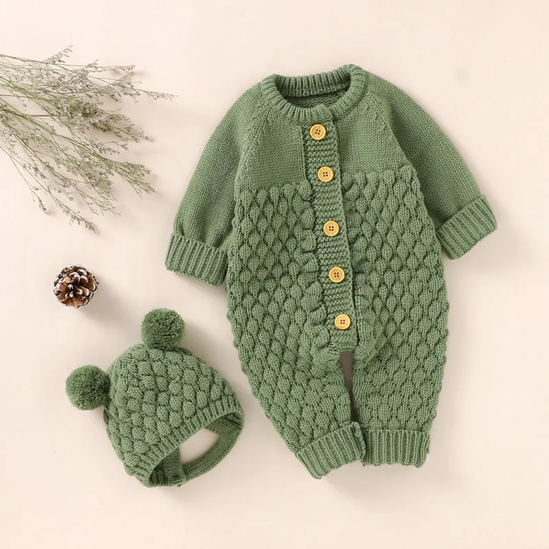 Baby Knit Romper set