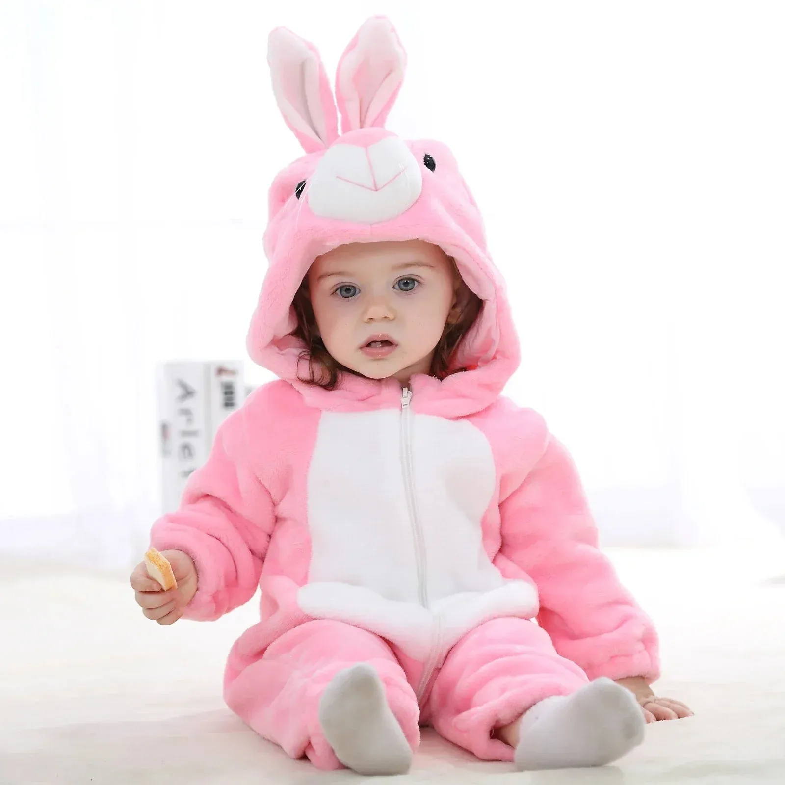Baby Rompers Winter Kigurumi Lion Costume For Girls Boys Toddler Animal Jumpsuit Infant Clothes Pyjamas Kids Overalls