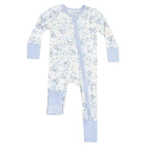Baby Veronical Floral Zipper Romper