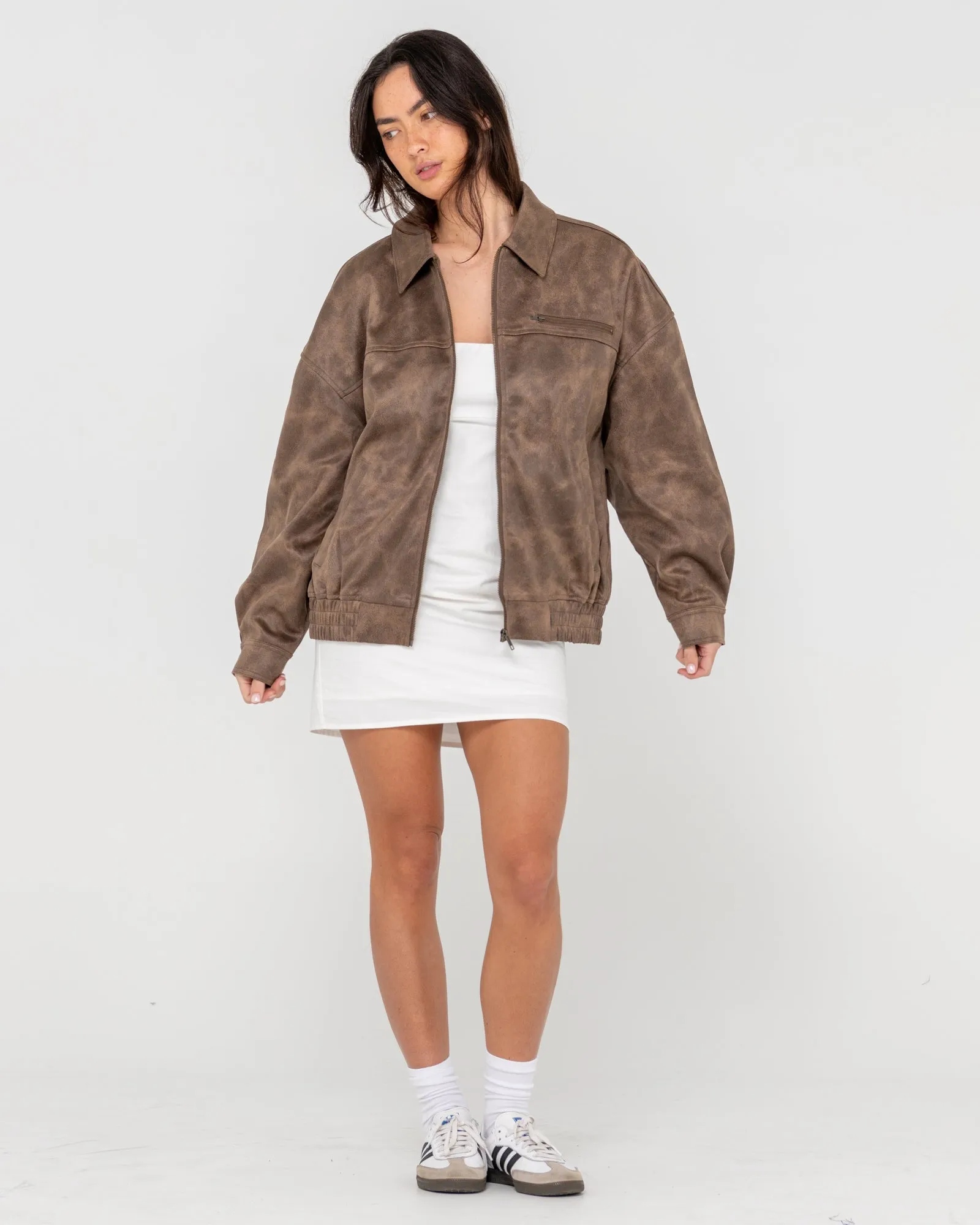Back Street Faux Leather Jacket