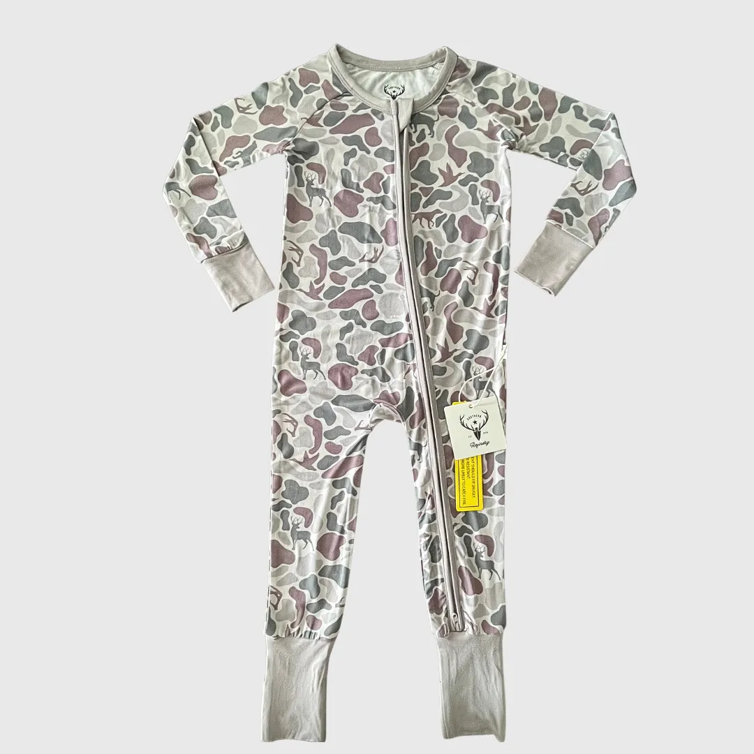 Bamboo pajamas, camo, hunting