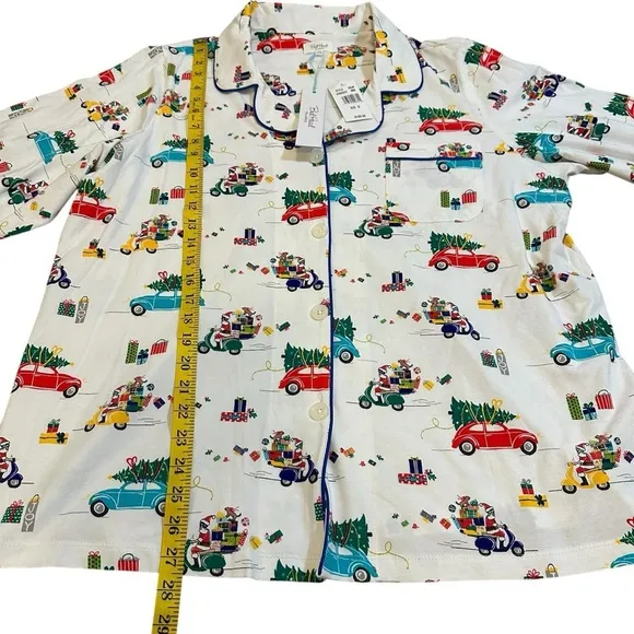 BedHead Pajamas Holiday Rush Long Classic Stretch Jersey PJ Set Size 1X