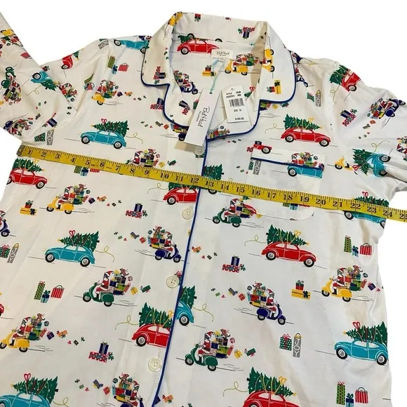 BedHead Pajamas Holiday Rush Long Classic Stretch Jersey PJ Set Size 1X