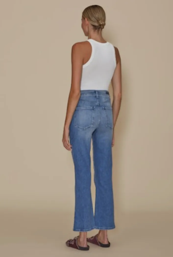 Bella Crop Flare Jean