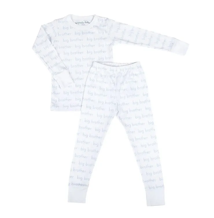 Big Brother Print Long Pajamas