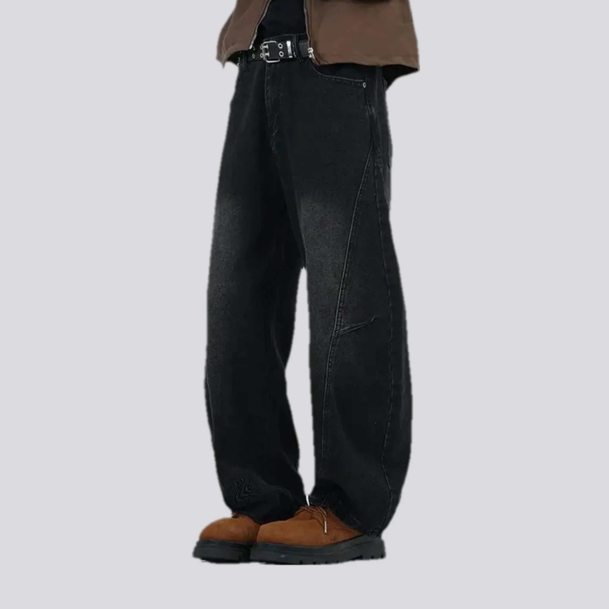 Boho panneled vintage men's jeans