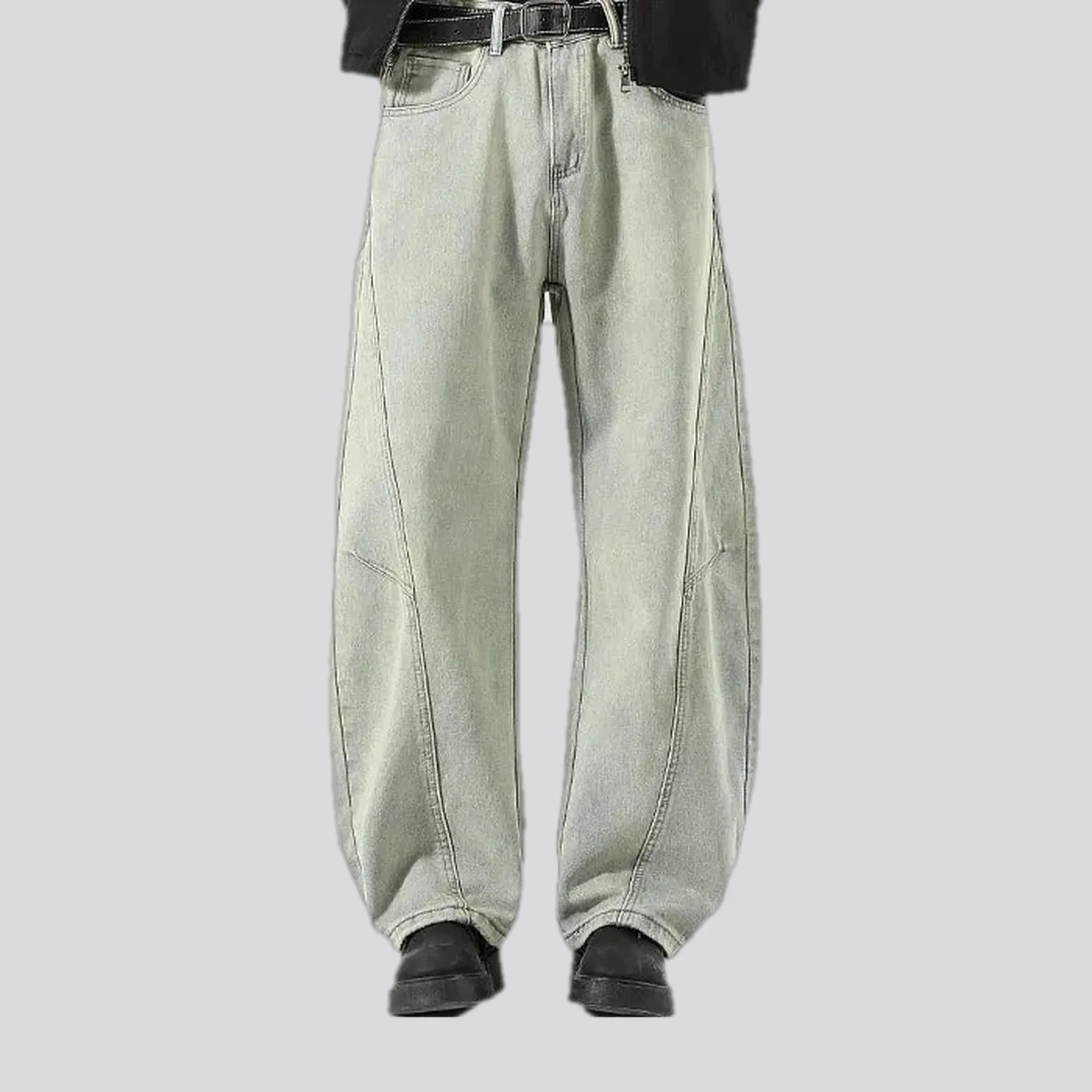 Boho panneled vintage men's jeans