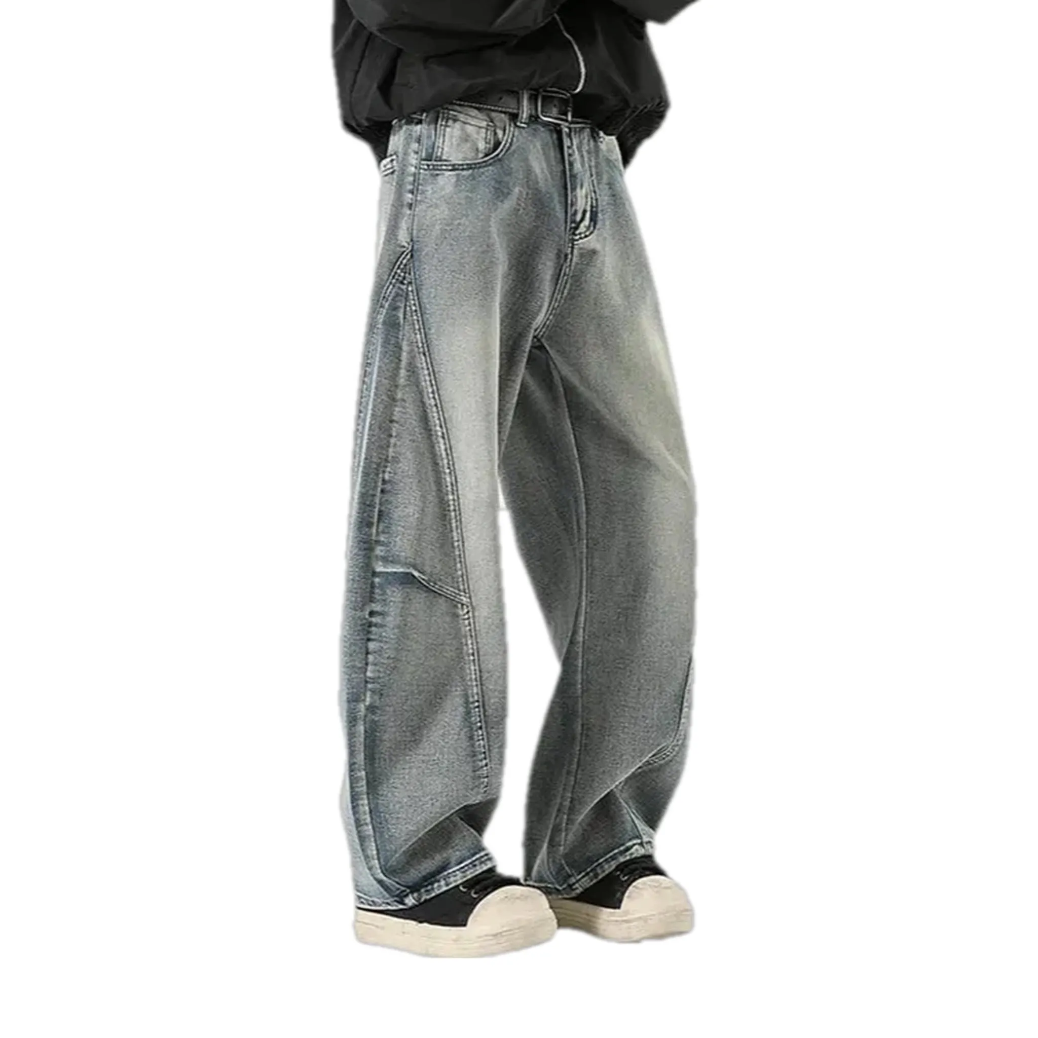 Boho panneled vintage men's jeans
