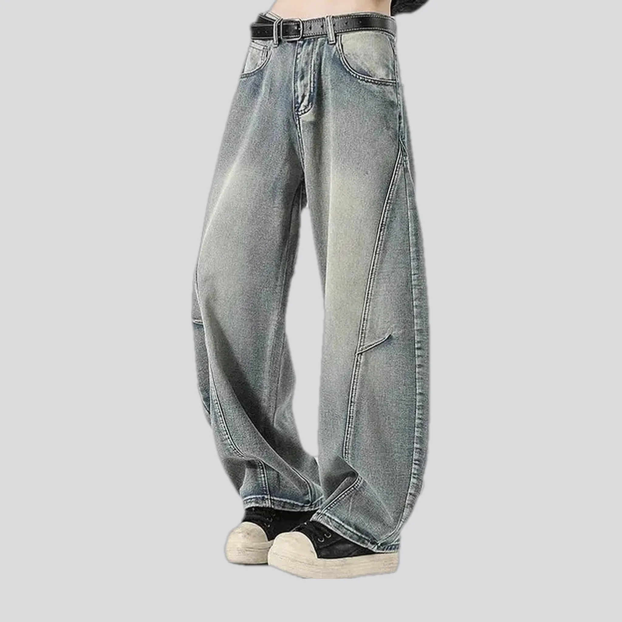 Boho panneled vintage men's jeans