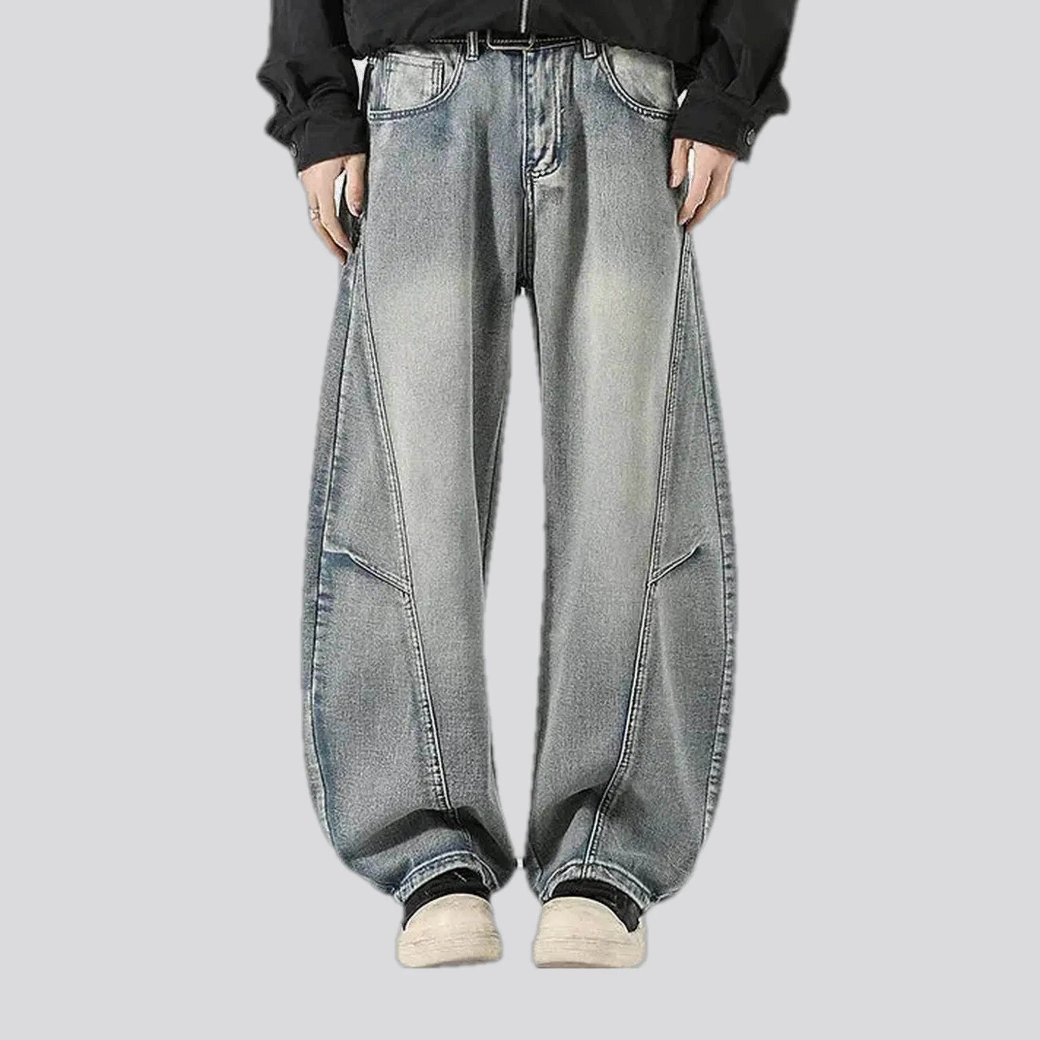 Boho panneled vintage men's jeans