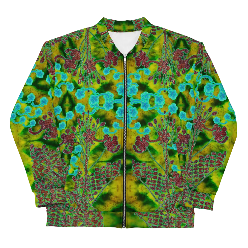 Bomber Jacket (Unisex)(WindSong Flower) RJSTH@Fabric#10 RJSTHW2022 RJS
