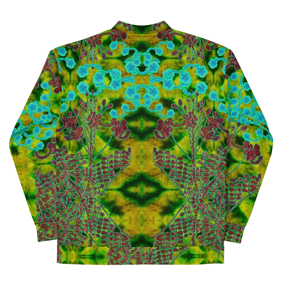 Bomber Jacket (Unisex)(WindSong Flower) RJSTH@Fabric#10 RJSTHW2022 RJS