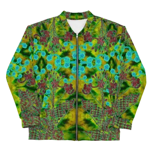 Bomber Jacket (Unisex)(WindSong Flower) RJSTH@Fabric#10 RJSTHW2022 RJS
