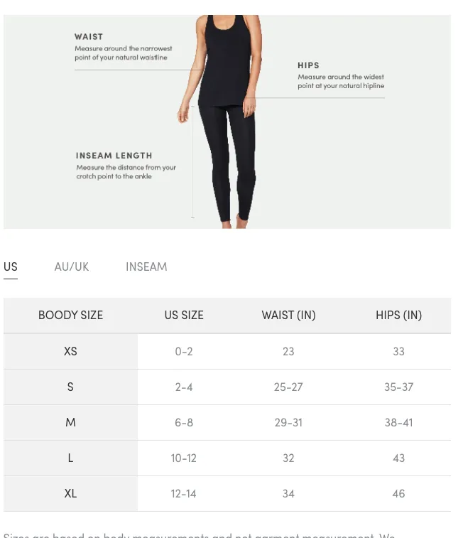 Boody Full Legging - Black