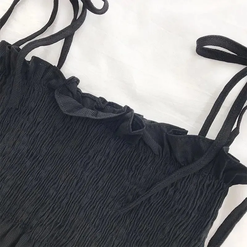 Bow Halter Backless Crop Top for Women | Summer Casual Bandage Camisole Sleeveless Vest