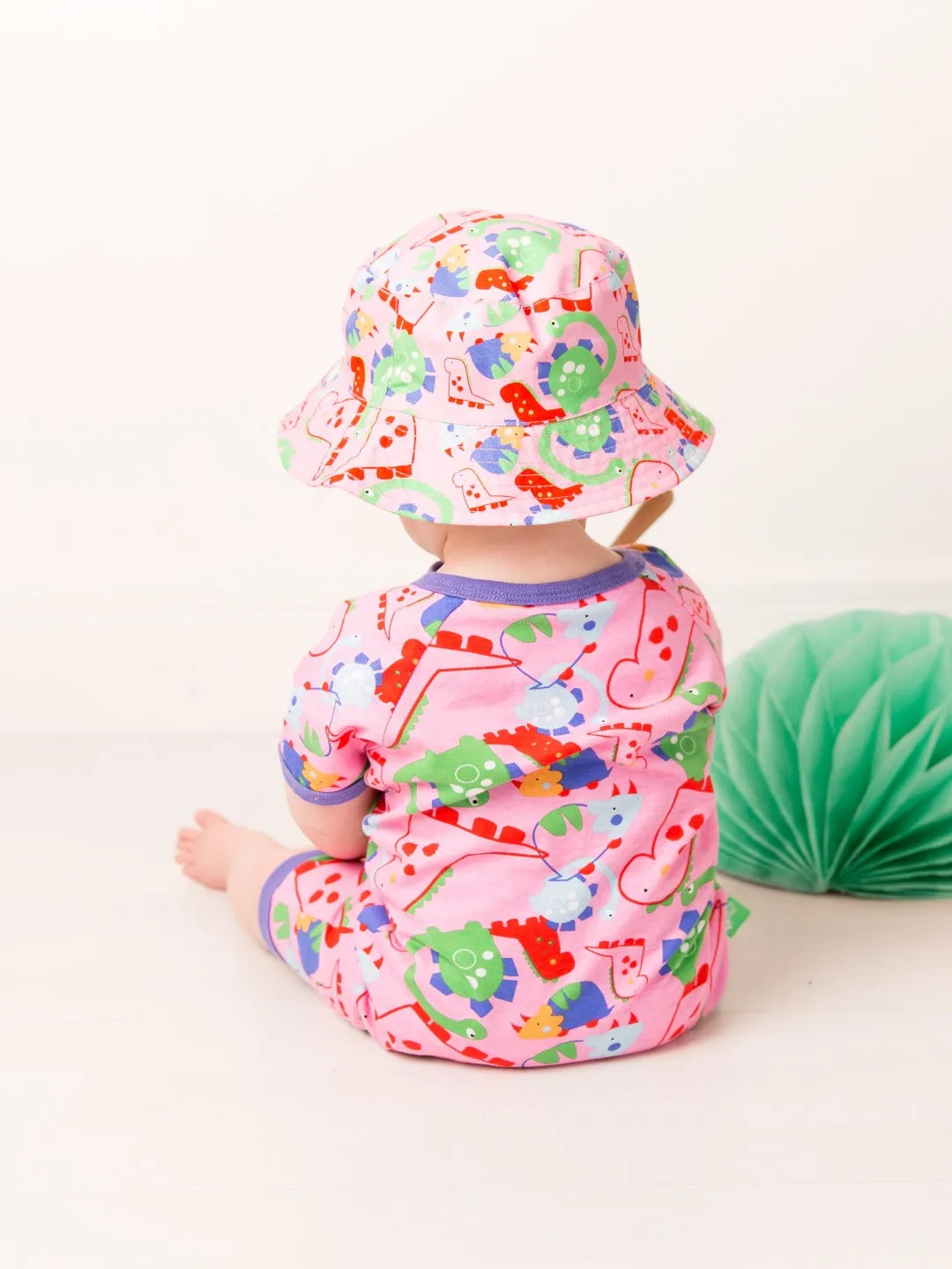 Bright Dino Zip-Up Romper