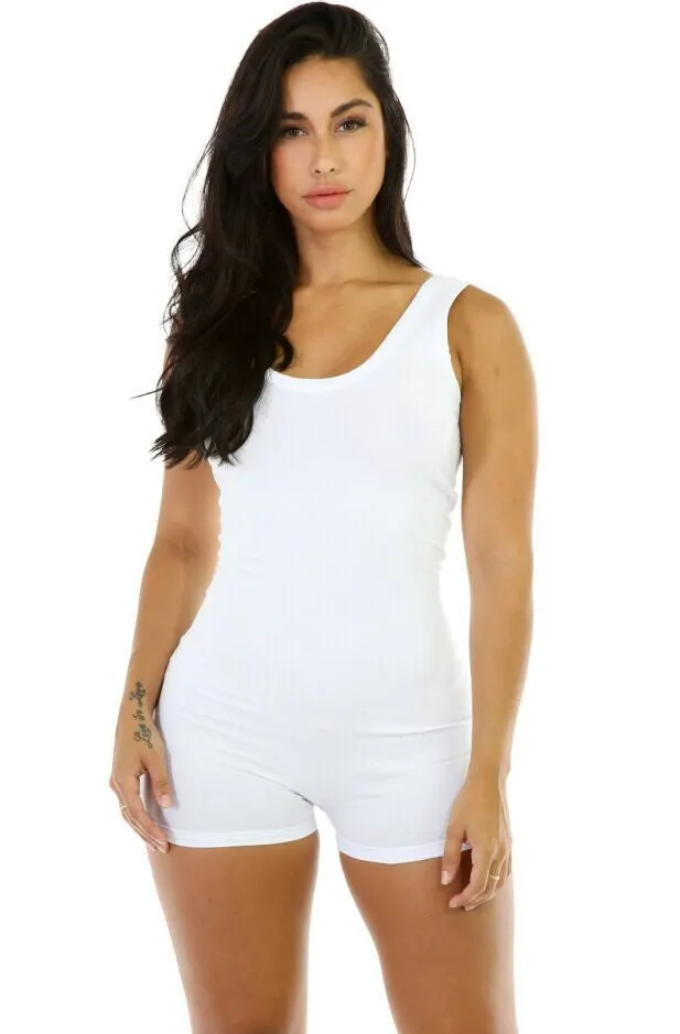 Bright Jumpsuit Sexy Backless Shorts